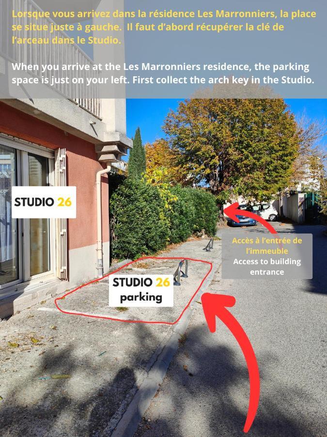 Studio 26 - Parking - Climatisation Aix-en-Provence Eksteriør bilde